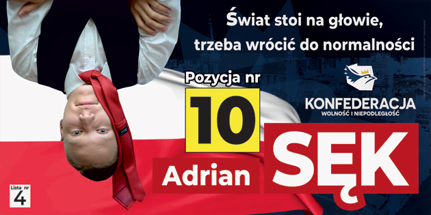 Adrian Sęk — kandydat do Sejmu RP