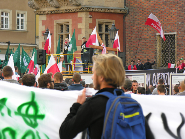 Wrocław miastem bez imigrantów: Stop islamizacji Polski! (27 września AD 2015) – fot. Adrian Nikiel