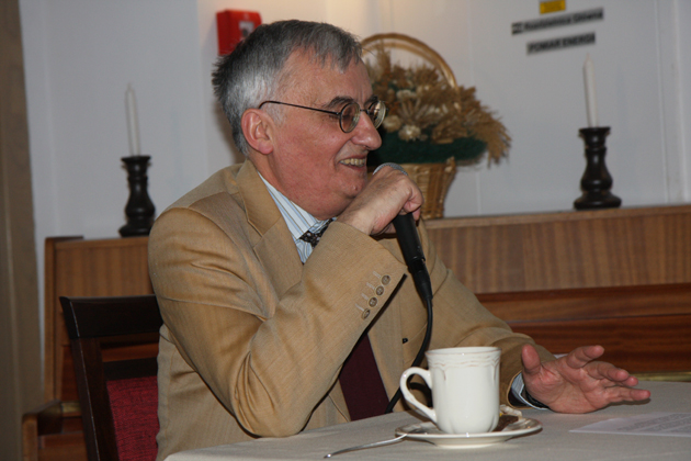 prof. dr hab. Jacek Bartyzel we Wrocławiu, 14 XII AD 2013 — fot. RJI