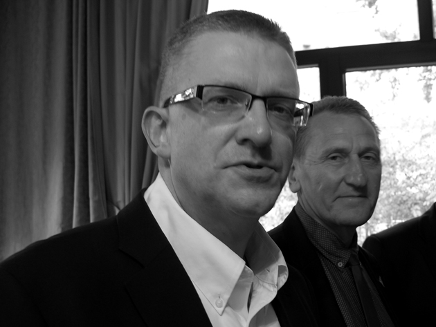 Grzegorz Braun i Zbigniew Jarząbek — fot. Adrian Nikiel