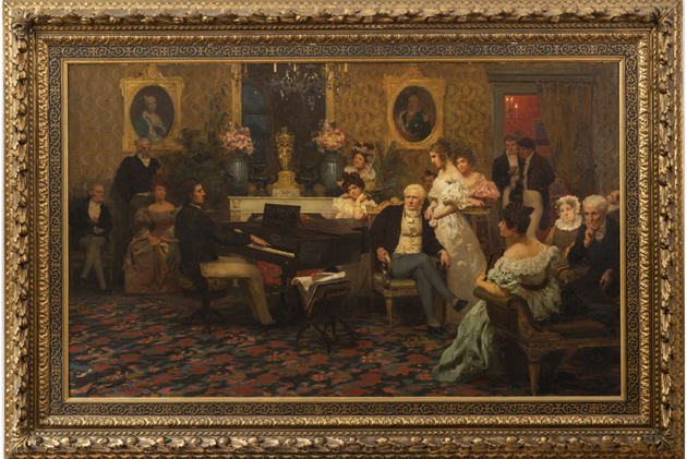 Chopin w salonie księcia Antoniego Radziwiłła w 1829 roku