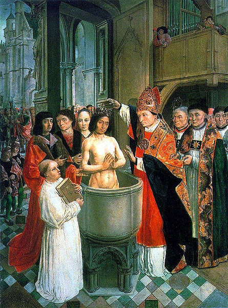 Le maître de Saint-Gilles, Le baptême de Clovis