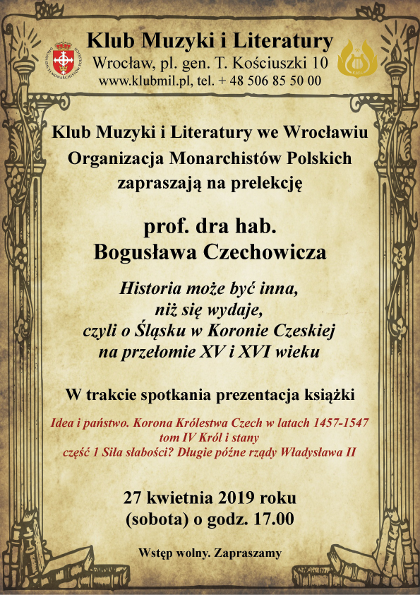 Spotkanie autorskie prof. Bogusława Czechowicza
