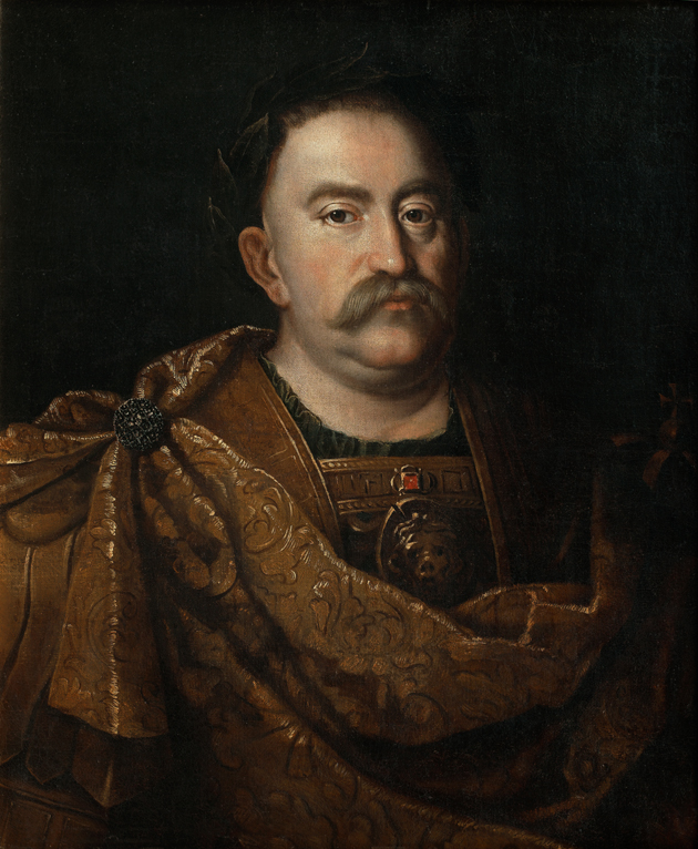 Jan III w wieńcu laurowym, po 1683, Muzeum Pałac w Wilanowie