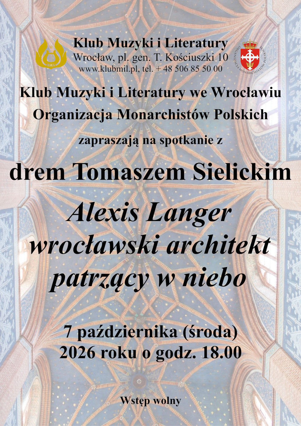 Alexis Langer – wrocławski architekt patrzący w niebo Alexis Langer – wrocławski architekt patrzący w niebo