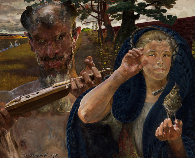 Jacek Malczewski, „Piosenka jesienna”, 1906 r., olej na desce, fot. Pracownia Digitalizacji MNK