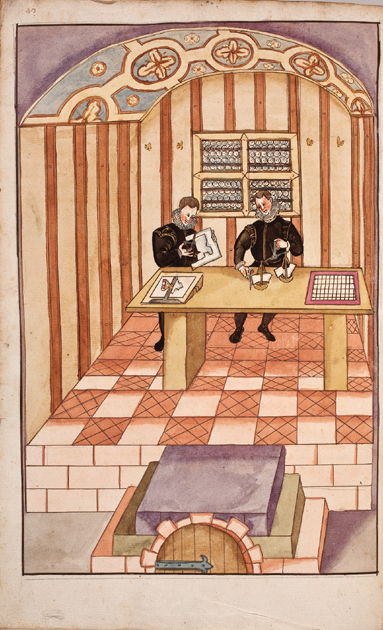 Mierzenie pola powierzchni metoda wagową, Paul Pfinzing, Norymberga 1598