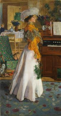 Józef Mehoffer, Portret żony, 1904, Muzeum Narodowe w Krakowie Józef Mehoffer, Portret żony, 1904, Muzeum Narodowe w Krakowie