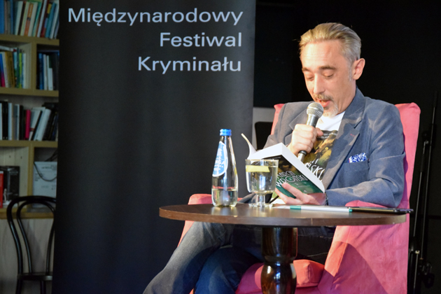 Marcin Wroński, Międzynarodowy Festiwal Kryminału AD 2018 — fot. Adrian Nikiel