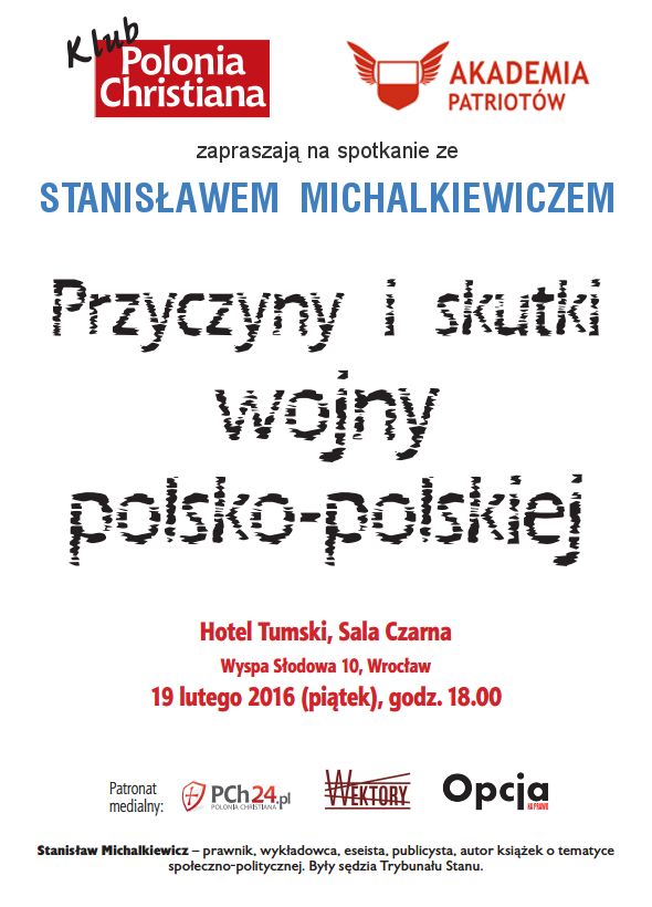 Spotkanie ze Stanisławem Michalkiewiczem