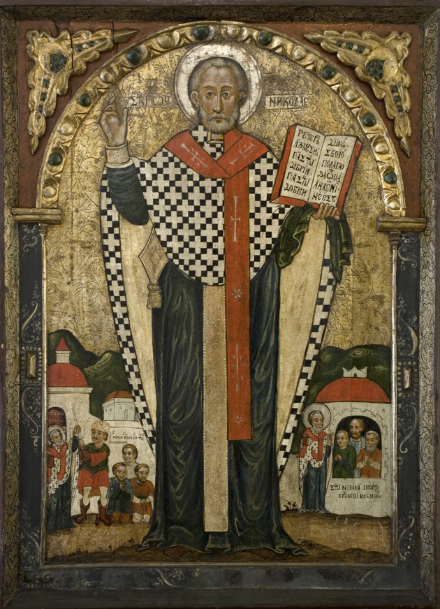 Święty Mikołaj (ikona), między 1630-1670, fot. Pracownia digitalizacji MNK