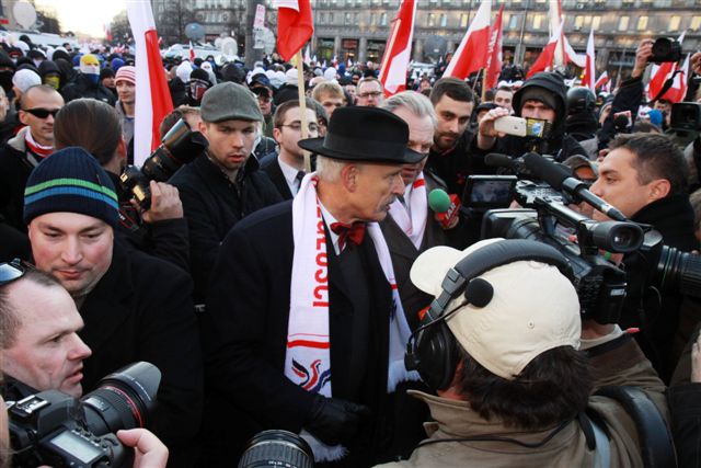 Przywódca polskiej Prawicy na Marszu Niepodległości 2011