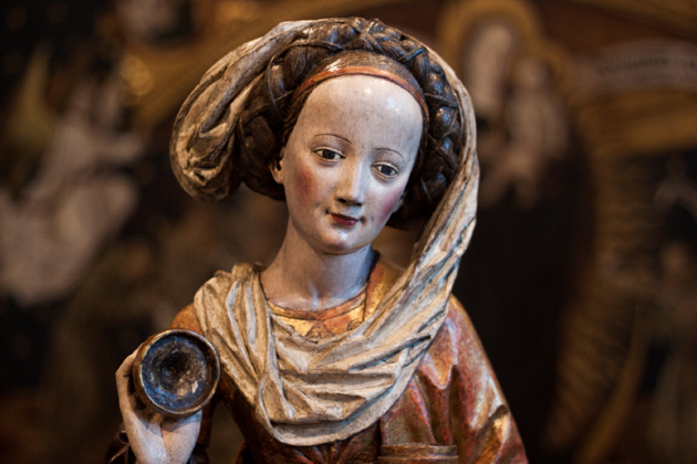 Święta Maria Magdalena (Niemcy ok. 1480) Galeria Sztuki Sredniowiecznej MNW — fot. A. Grabska