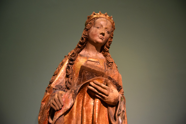 figura św. Katarzyny (fragment) — fot. Adrian Nikiel