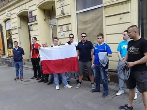 Sprzeciw Młodzieży Wszechpolskiej w Łodzi