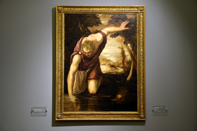 Jacopo Robusti zwany Tintoretto i warsztat, „Narcyz”, ok. 1560 (MNWr, 9 I AD 2019) – fot. Adrian Nikiel