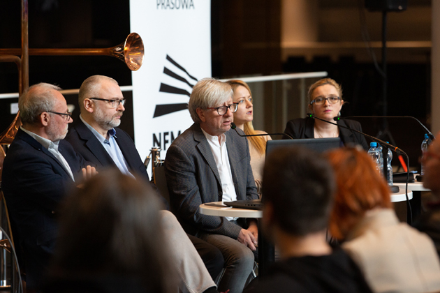 Konferencja prasowa w Narodowym Forum Muzyki (24 IV AD 2019) — fot. Łukasz Rajchert