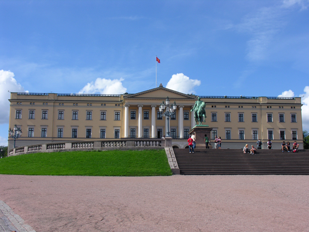 Pałac Królewski w Oslo, fot. Adrian Nikiel
