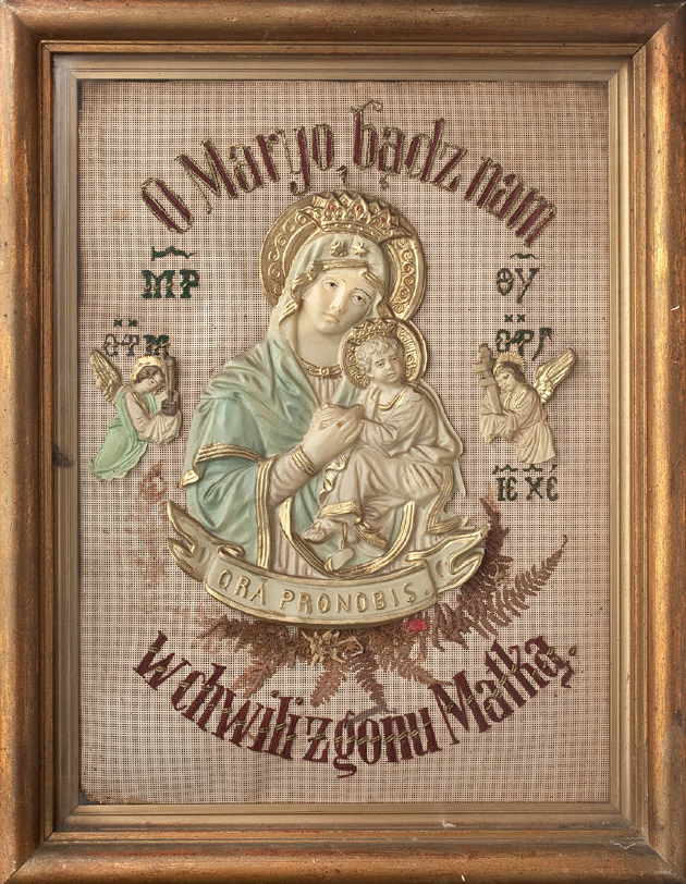 O Maryjo, w chwili zgonu bądź nam matką, początek XX w., Śląsk; Muzeum Narodowe we Wrocławiu