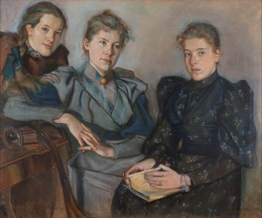 Portret trzech panien Bobrówien (Panny Bobrówny), 1894