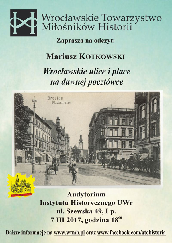 Wrocławskie ulice i place na dawnej pocztówce
