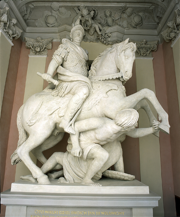 Pomnik konny Jana III, ok. 1693, Muzeum Pałac w Wilanowie