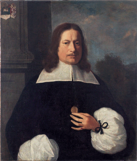 Malarz niderlandzki, Portret mężczyzny z medalem, 1661; Muzeum Narodowe we Wrocławiu
