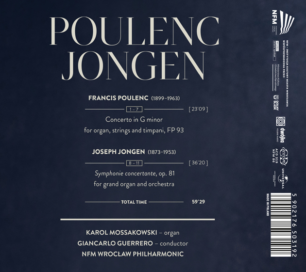Franciszek Poulenc, Józef Jongen &mdash; Narodowe Forum Muzyki