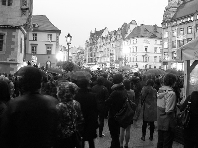 Czarny Protest we Wrocławiu — fot. Adrian Nikiel