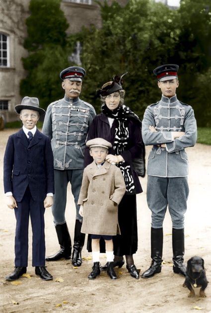 Rodzina xiążęca Hochbergów von Pless w 1916 roku