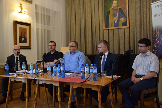 Kazimierz Serwin, Mariusz Kozerski, Łukasz Jakubiak, Ryszard Balicki, Piotr Michalik — fot. Adrian Nikiel