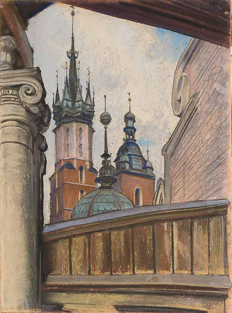 Stanisław Wyspiański, Kościół Panny Maryi, 1905 r, fot. Pracownia MNK