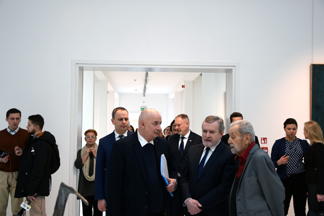 dr hab. Piotr Oszczanowski, prof. Piotr Gliński, Mariusz Hermansdorfer — fot. Adrian Nikiel dr hab. Piotr Oszczanowski, prof. Piotr Gliński, Mariusz Hermansdorfer — fot. Adrian Nikiel