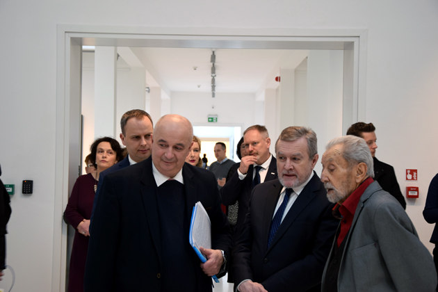 dr hab. Piotr Oszczanowski, prof. Piotr Gliński, Mariusz Hermansdorfer — fot. Adrian Nikiel dr hab. Piotr Oszczanowski, prof. Piotr Gliński, Mariusz Hermansdorfer — fot. Adrian Nikiel